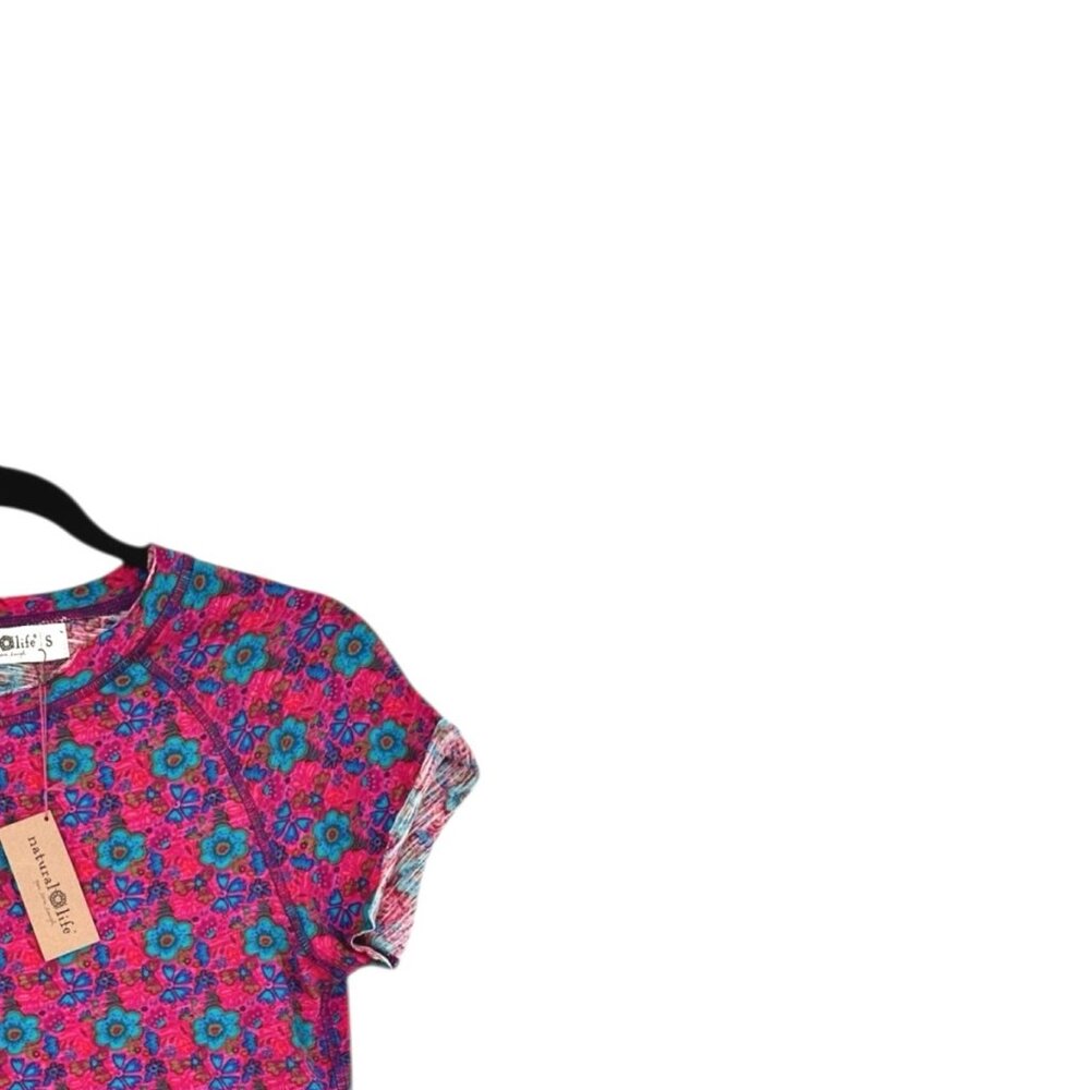 NATURAL LIFE Lily Cotton Short Sleeve Tee Shirt - Picture 5 of 6